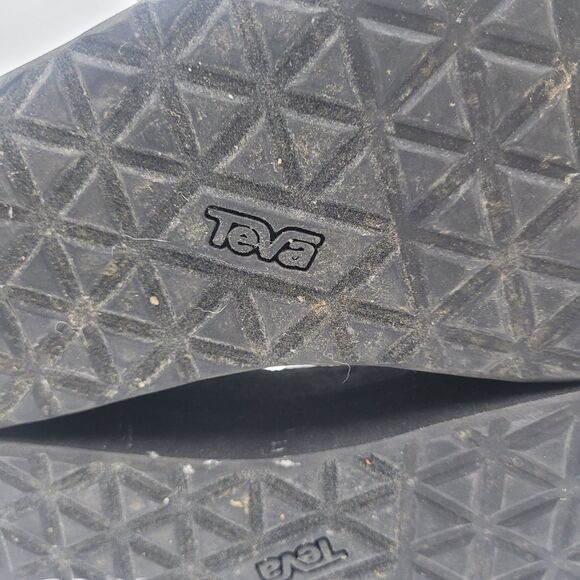 Teva Universal Flatform Sandals Women's Size 9 Black White Outdoor Beach Boho - Picture 8 of 9